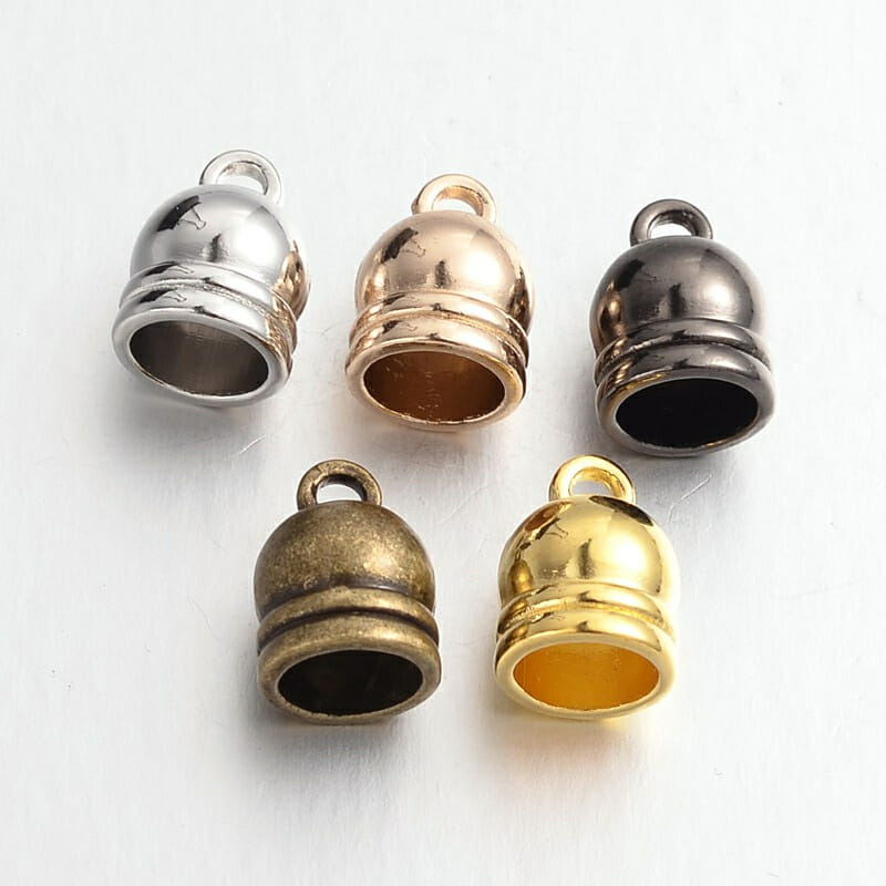 Kaplík s očkem 14x10mm, barva platina 1 Kaplík s očkem 14x10mm, barva platina