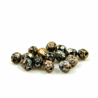 Broušené korálky 4mm, barva černá s úpravou 23980/45709