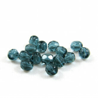 Broušené korálky 4mm, barva 30340