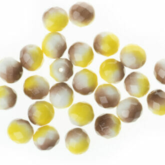 Broušené korálky 8mm, barva multicolor