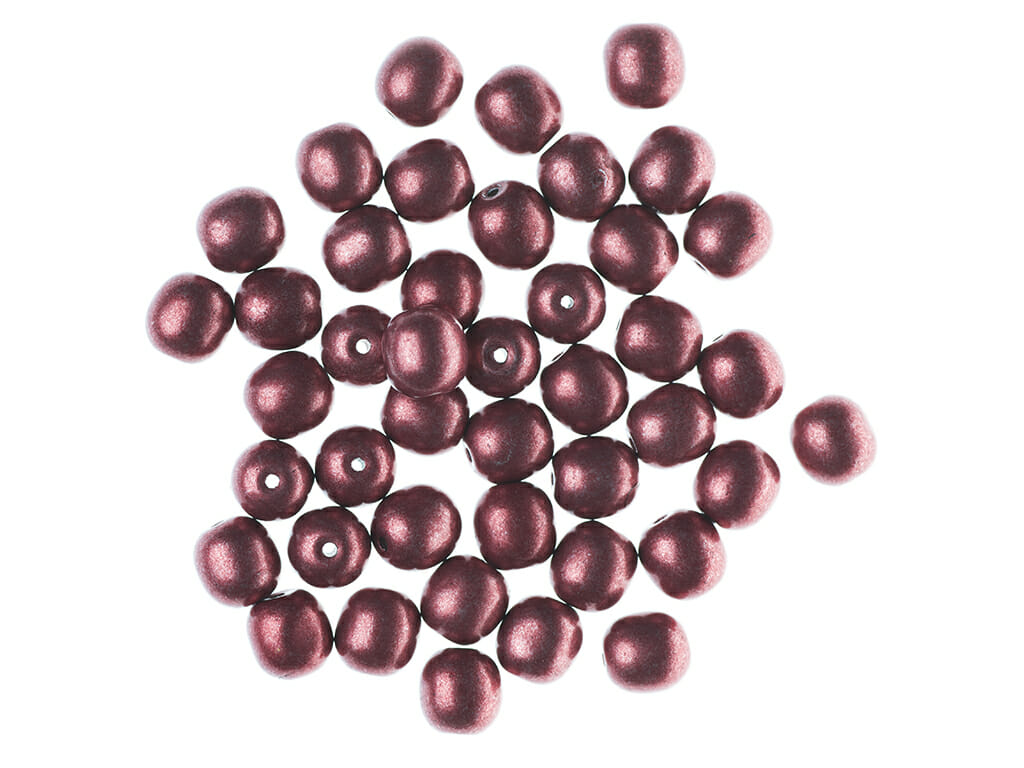 Mačkané korálky kuličky 6mm, barva 40034 1 Mačkané korálky kuličky 6mm, barva 40034