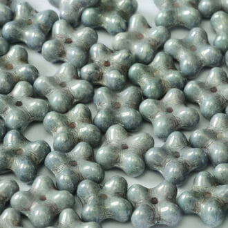Mačkané korálky kytičky 4x7mm, barva 02010/14464