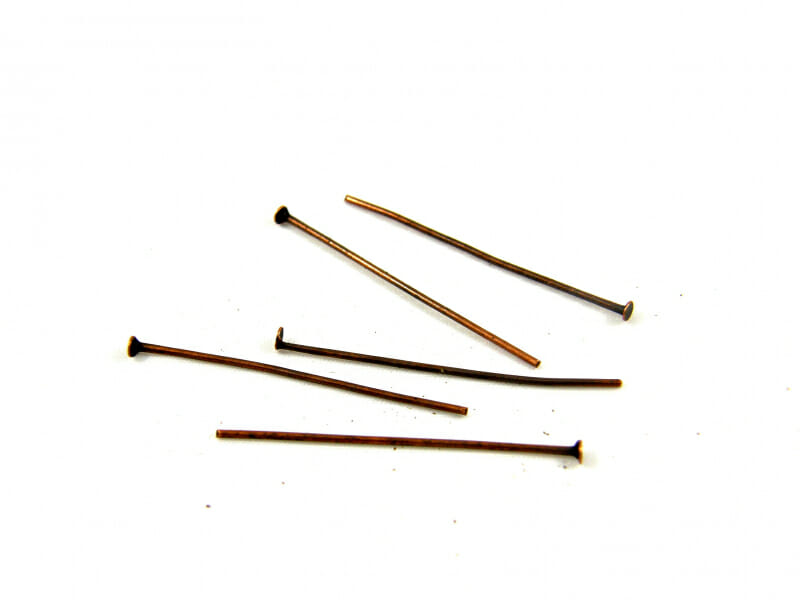 Nýt 35x0,7mm, barva staroměď 1 Nýt 35x0,7mm, barva staroměď