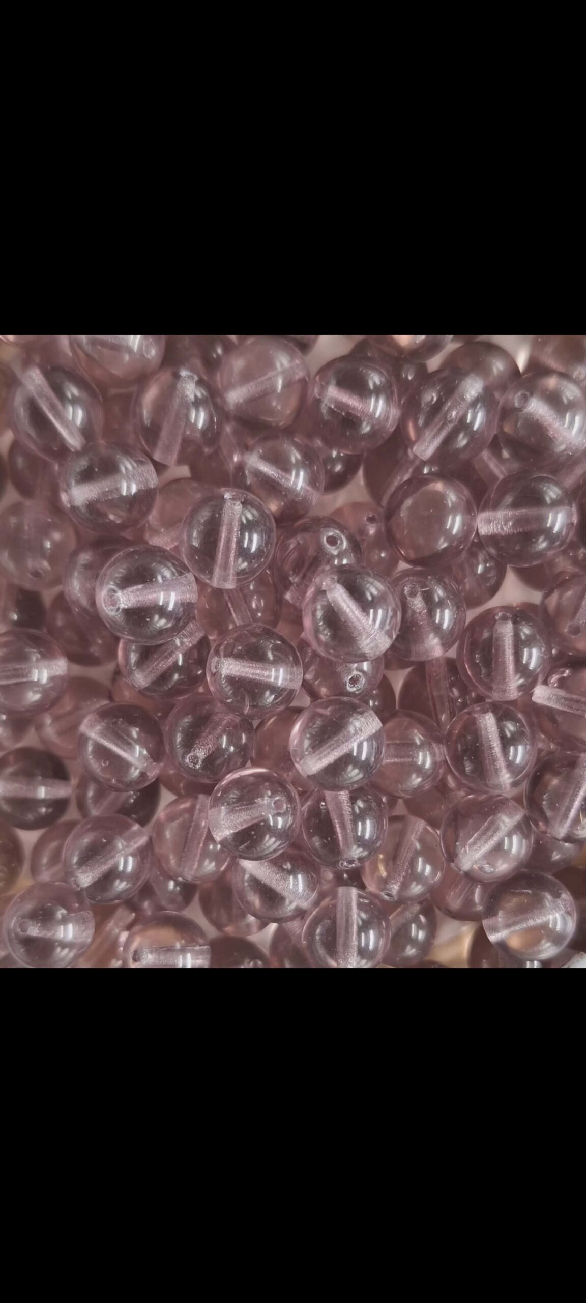 Korálek mačkaný, průměr 8mm, barva 20020-ametyst 1 Korálek mačkaný, průměr 8mm, barva 20020-ametyst