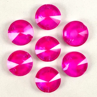 Rivoli, rozměr 14mm, barva růžovofialová