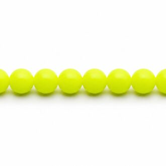 Korálek mačkaný, průměr 8mm, barva neon M-01